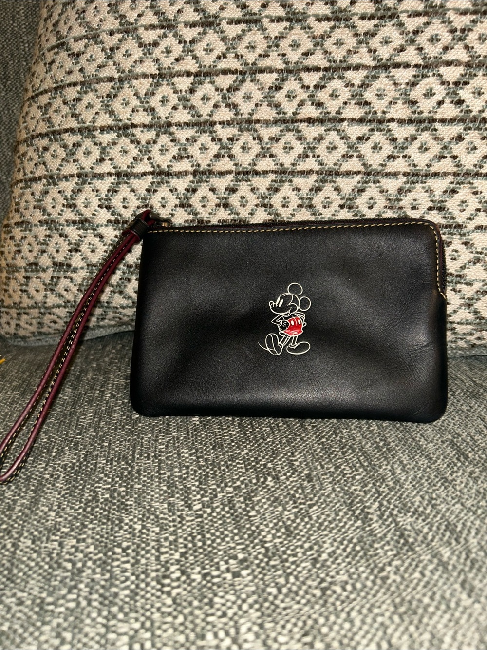 Limited edition Coach x Disney Mickey Mouse Corner Zip Wristlet